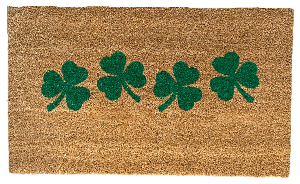 Shamrocks St. Patrick's Day Doormat