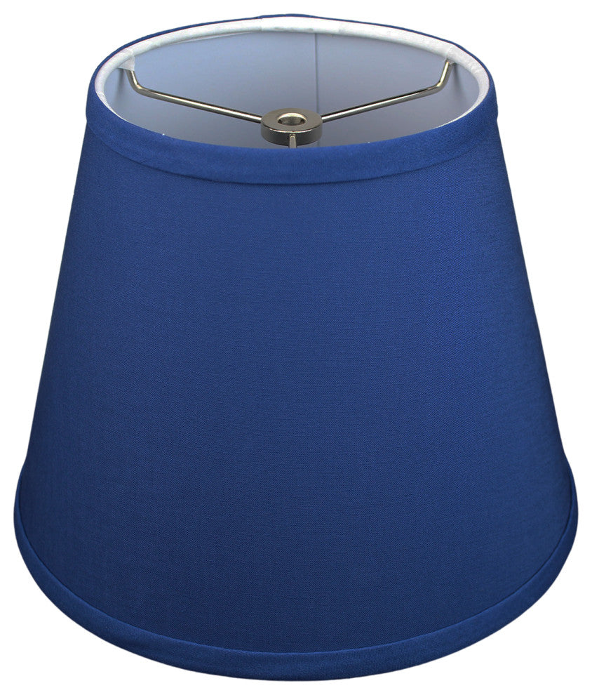 Fenchel Shades 6"x10"x8" Spider Attachment Empire Lamp Shade, Linen Prussian