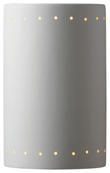 Ambiance Large Cylinder, Closed Top Wall Sconce, Bisque, Dedicated LED