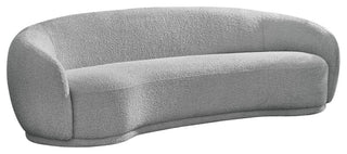 Hyde Boucle Fabric Upholstered, Grey, Sofa