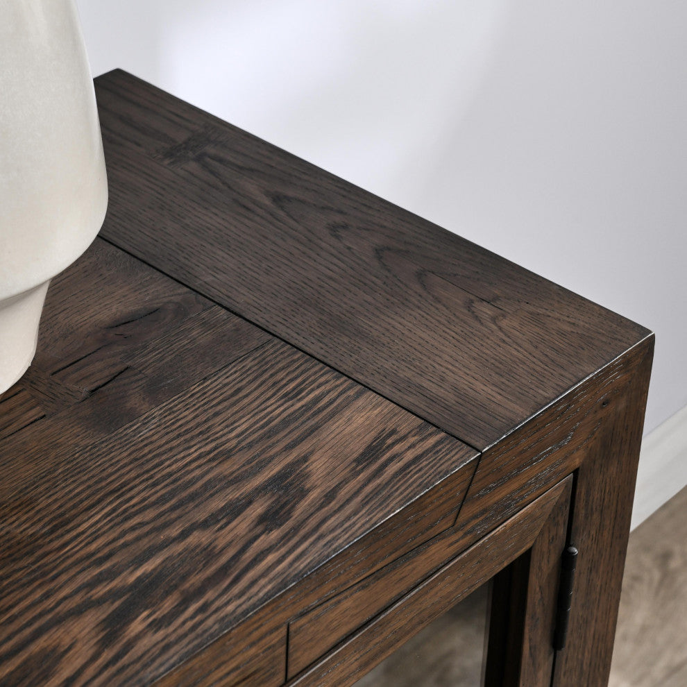 Troy 72" Reclaimed Oak Sideboard in Brown by Kosas Home