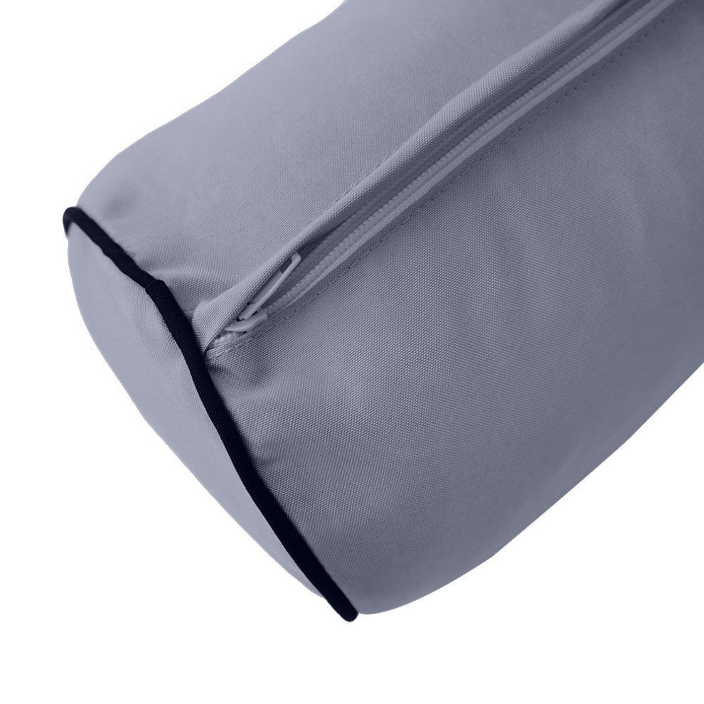 Style5 Twin Contrast Pipe Outdoor Mattress Bolster Slip Cover COMPLETE SET AD001