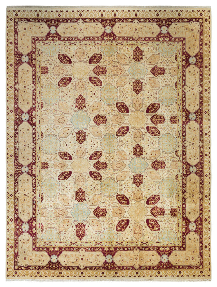 Emily, One-of-a-Kind Hand-Knotted Area Rug Ivory, 8'3"x10'2"