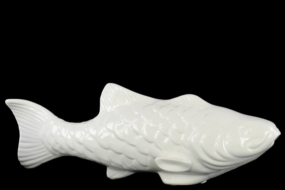 Ceramic Figurine, Gloss White