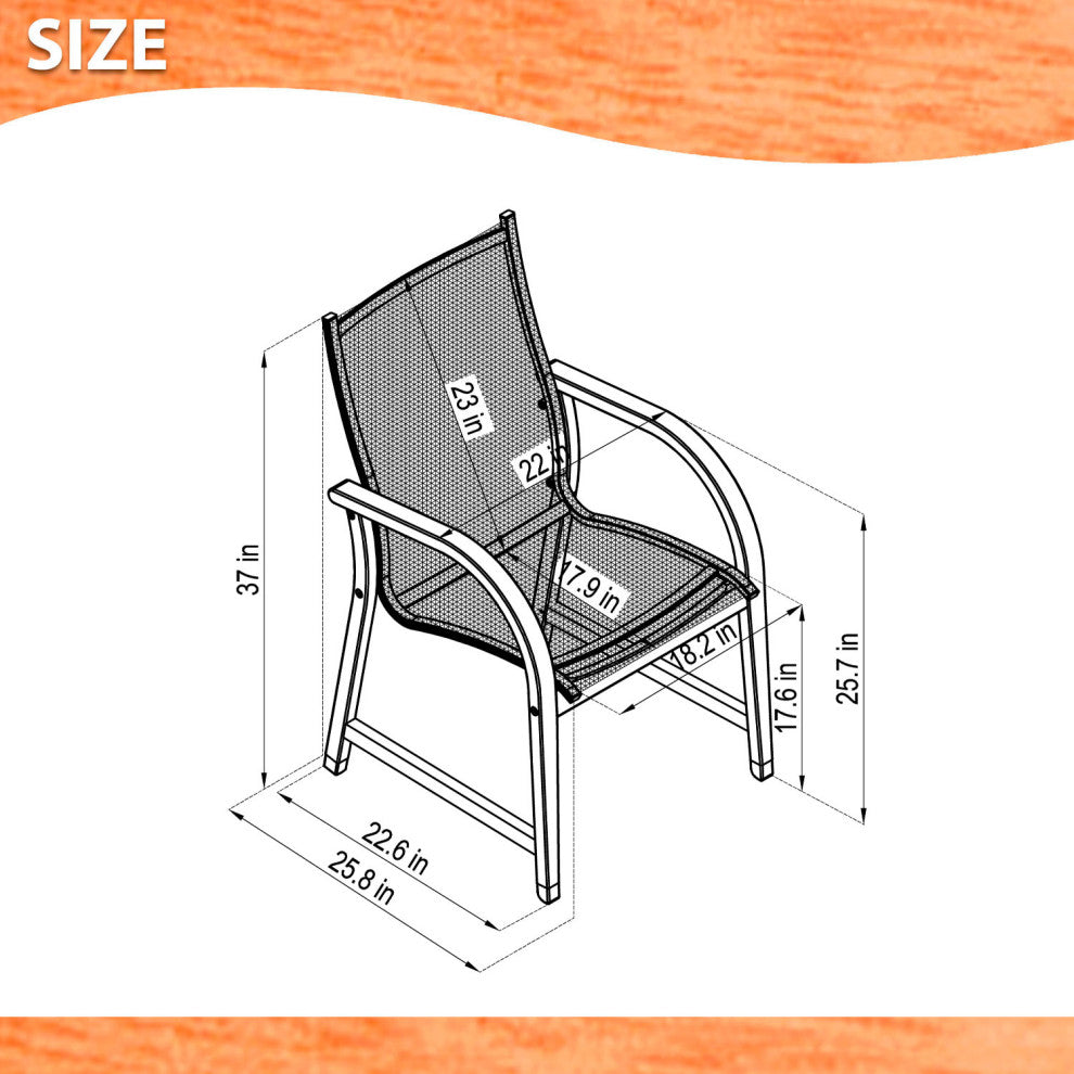 Amazonia Bahamas 9-Piece Square Patio Dining Set | Eucalyptus Wood