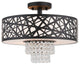 3 Light Ceiling Mount, Bronze