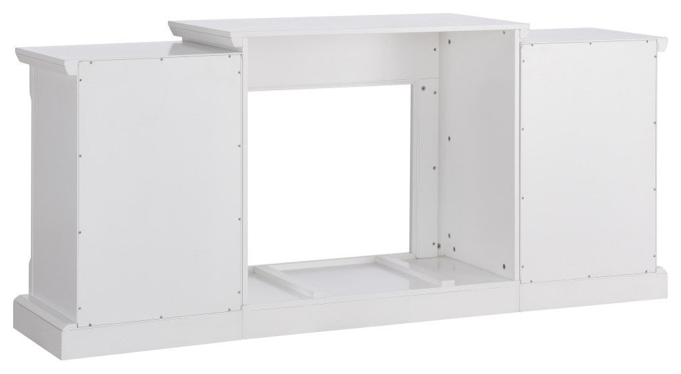 Silas Electric Fireplace With Bookcases