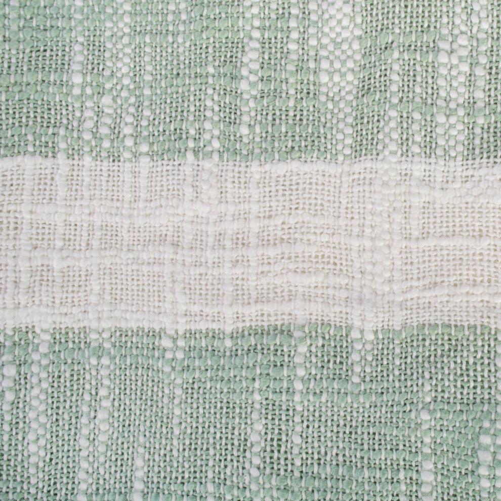 DII Mint Slub Stripe Throw