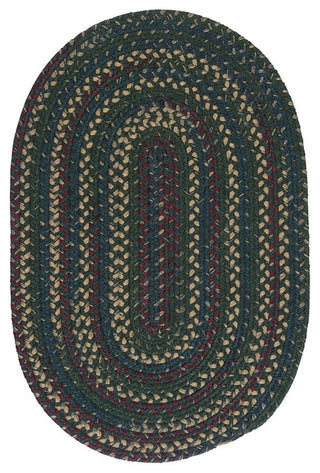 Colonial Mills Midnight MN77 Deep Forest Traditional Area Rug, Oval 2'x4'
