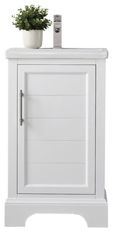 Vanity Art Bathroom Vanity With Sink & Top, White, 20", White Ceramic