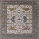 Ahgly Company Indoor Square Mid-Century Modern Area Rugs, 4' Square