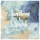 "Coastal Breeze Quotes I" Digital Paper Print by Anne Tavoletti, 38"x38"