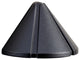 Six Groove Textured Black Deck 1-Light 12V