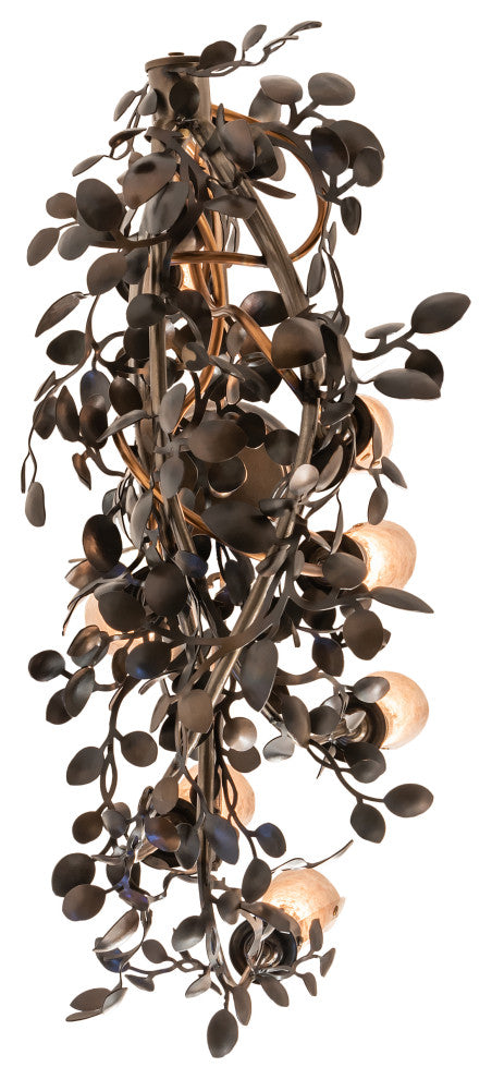 34 Long Vinca Vine 7 Light Chandelier