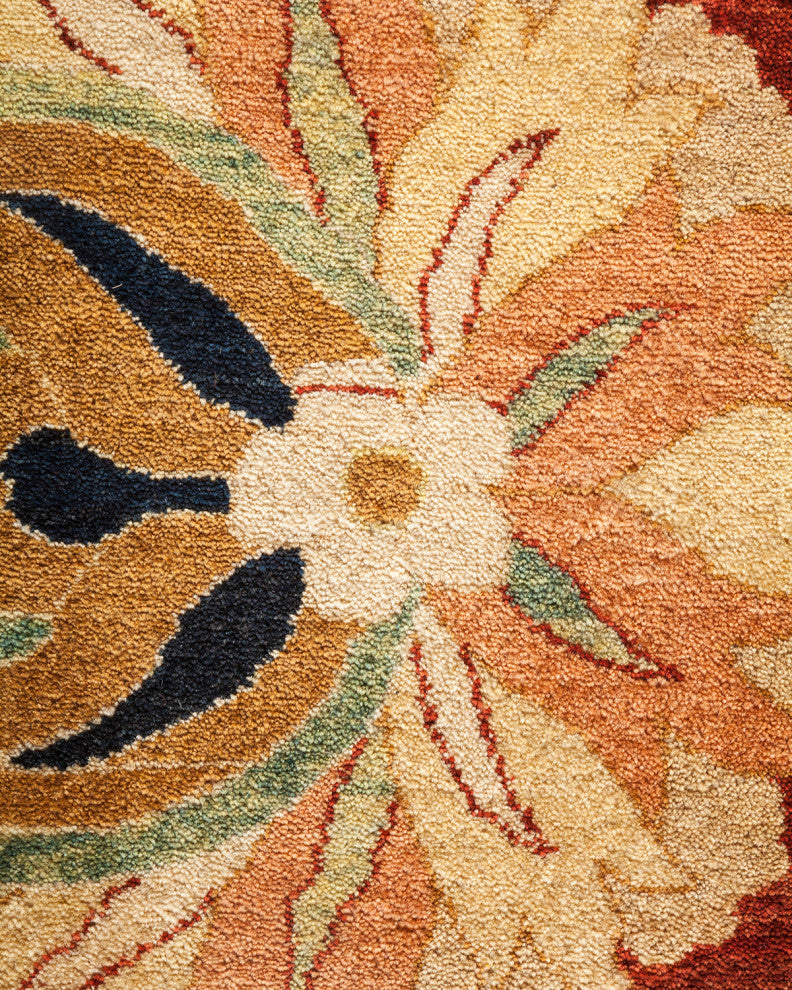 Mogul, One-of-a-Kind Hand-Knotted Area Rug Orange, 12'3"x17'4"