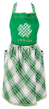Barn Red Chef Stripe Double Oven Mitt