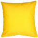 Pillow Decor - Sunbrella Solid Color Outdoor Pillow, Sunflower Yellow, 20" X 20"
