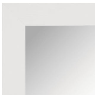 Pendleton Framed Wall Mirror, White, 36" X 36"