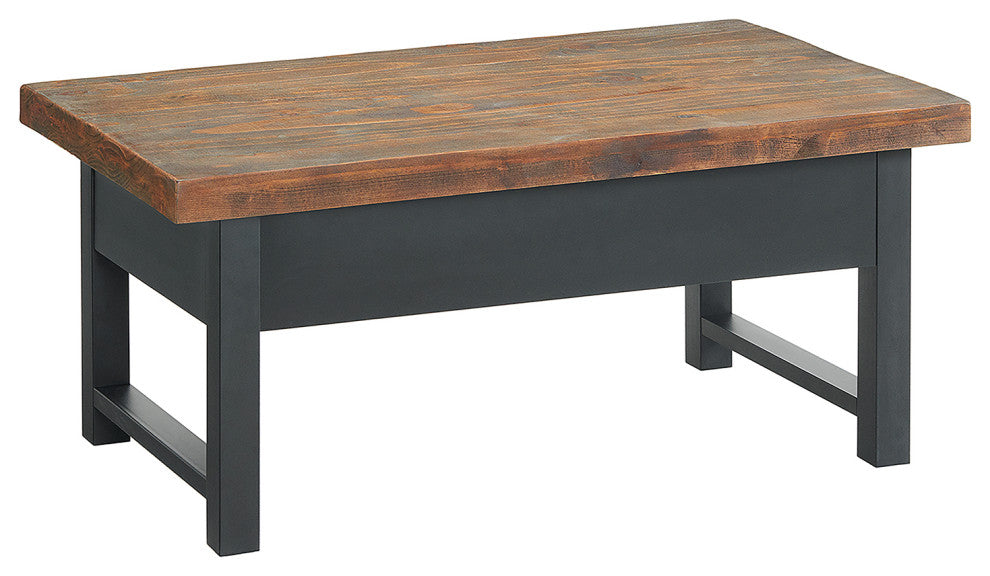 Pomona 3-Piece Living Room Set With 42"W Lift Top Coffee Table and 2 End Tables