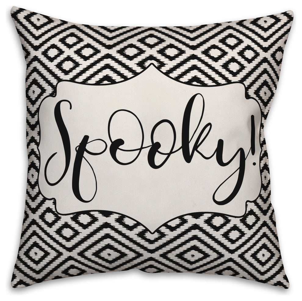 Spooky Aztec 18"x18" Throw Pillow