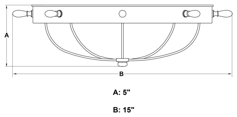 Orleans Navy Blue Gold Coastal Ship Wheel Indoor Outdoor Ceiling Light Fixture, Navy Blue and Matte Gold