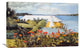 "Flower Garden And Bungalow Bermuda" Canvas Giclee by Winslow Homer, 30"x20"