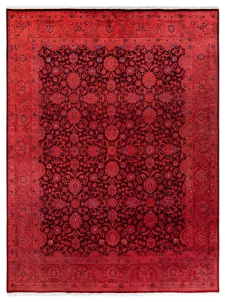 Fine Vibrance, One-of-a-Kind Hand-Knotted Area Rug Red, 8'2"x10'6"