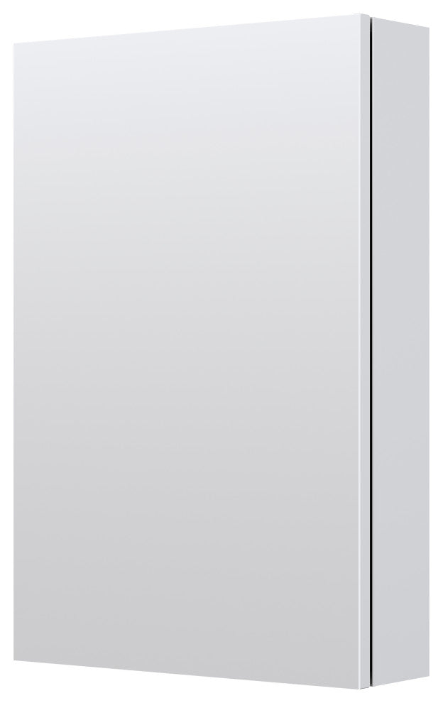 Recessed/Surface Mount Bathroom Medicine Cabinet, Soft-Close Blum Hinges, Left Swing, 16"x24"