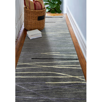 Bashian Sydney Area Rug, Gray, 2'6"x8'