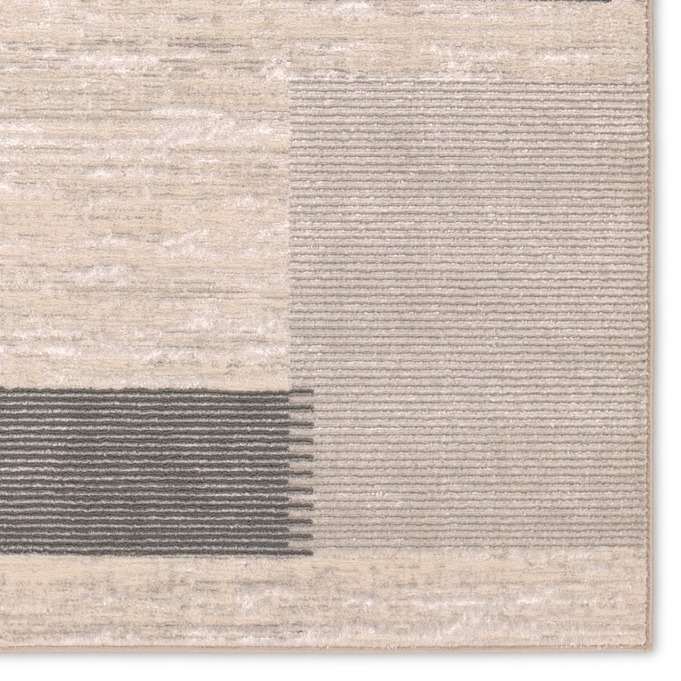 Label J Bismuth GLM01 Abstract Tan Area Rug, 7'9"x9'6"