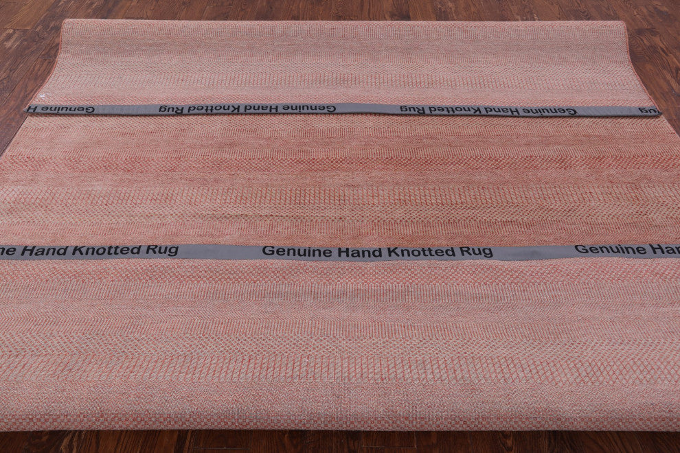 Savannah Grass Handmade Wool and Silk Rug 8' 0" X 9' 11" Q11439
