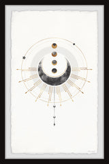 "Space Objects" Framed Painting Print, 24x36