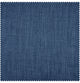 Faux Linen Darkening Curtain Single Panel, Denim, 50"x108"