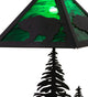 21"H Grizzly Bear Through The Trees Table Lamp