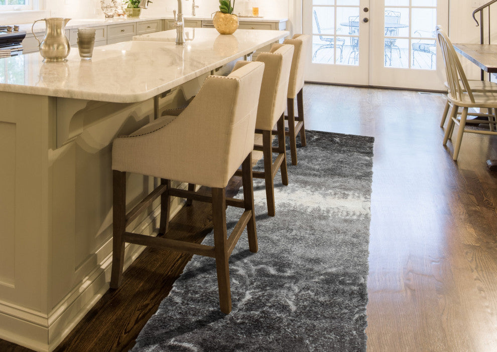 Noori Rug High-low Sierra Grey/Charcoal Runner