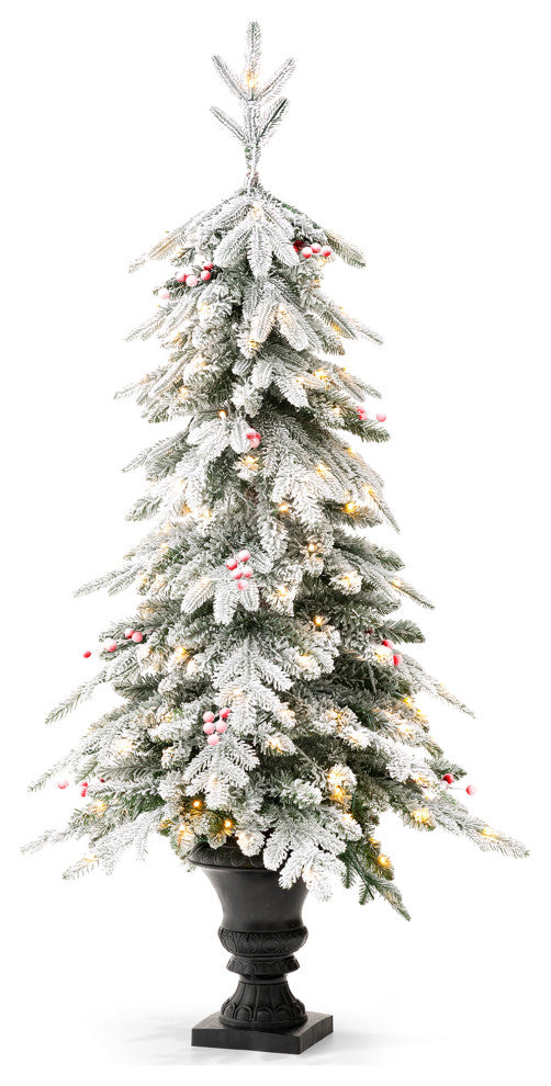 5' Pre-Lit Artificial Christmas Porch Tree