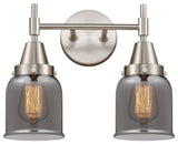 INNOVATIONS LIGHTING 447-2W-SN-G53-LED Caden 2 Light 17 inch Bath Vanity Light