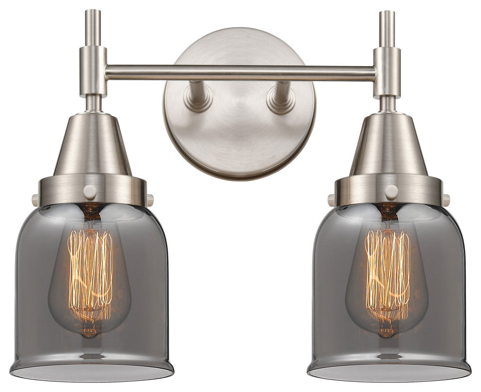 INNOVATIONS LIGHTING 447-2W-SN-G53-LED Caden 2 Light 17 inch Bath Vanity Light