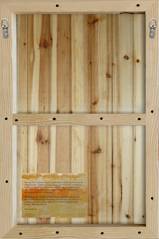 "Go Jump Blue" Print on Wood, 30x45 cm
