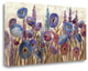 "Lupines And Poppies" By Silvia Vassileva, Giclee Print on Gallery Wrap Canvas