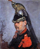 Jean Frederic Bazille Portrait of Alphonse Tissie Wall Decal Print