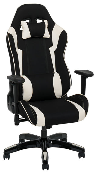 Black and White High Back Ergonomic Gaming Chair