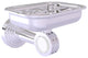 Pacific Beach Wall-Mount Soap Dish Holder with Dotted Accents, Polished Chrome