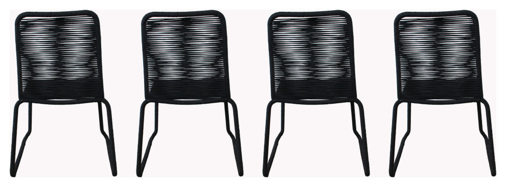 Set of 4 Neil Chair, Black