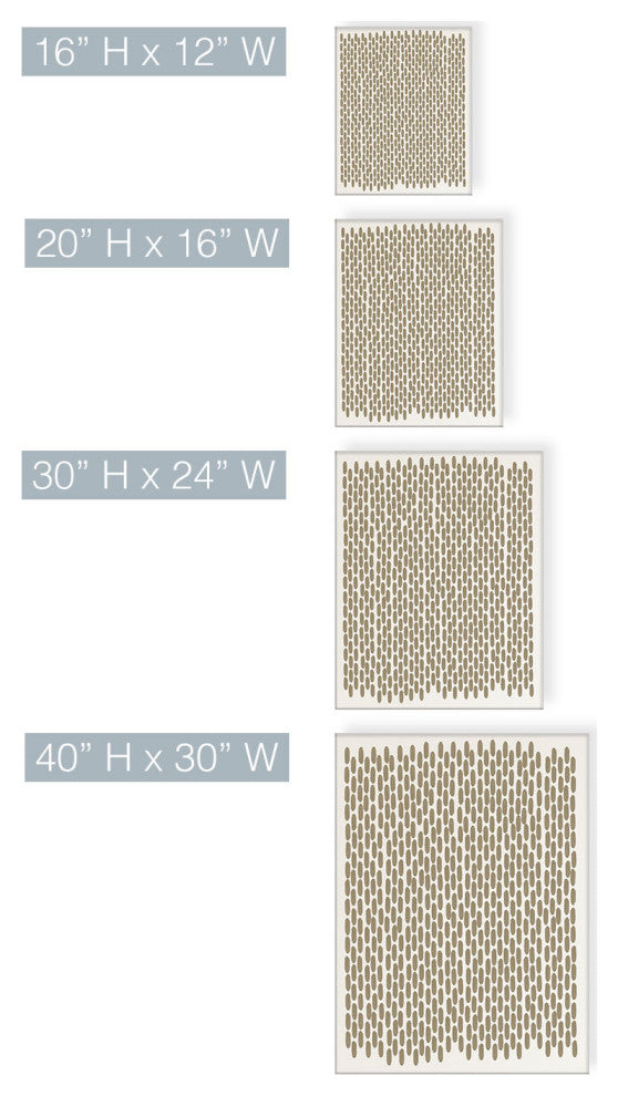 Abstract Neutral CLXII' Canvas Wall Art by ChiChi Decor, 16"x12"