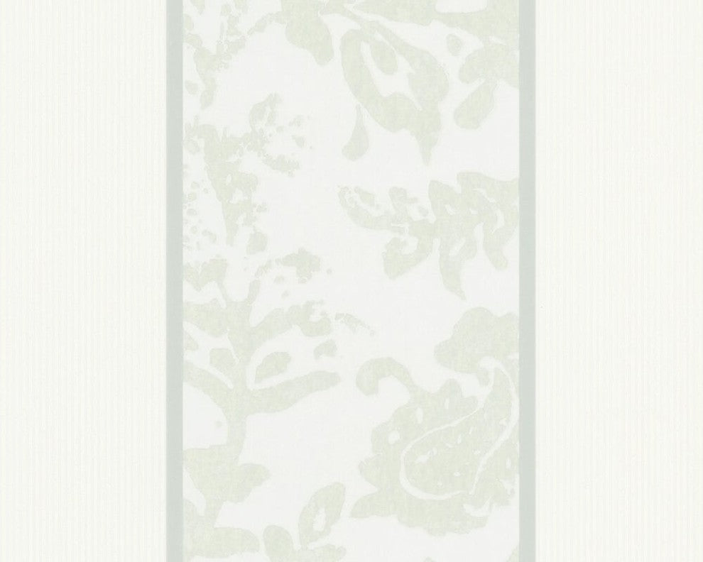 Schoner_Wohnen4, Romantic Trendy Youth White Wallpaper Sample