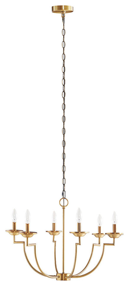 Hampton Hill Savor 6-Light Traditional Candelabra Styled Chandelier