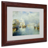'Grand Canal Venice, 1903' Matted Framed Canvas Art by Thomas Moran