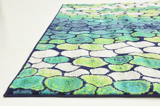 Unique Loom Light Green Metro Pebbles Area Rug, 5'x8"