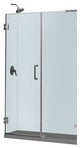 Dreamline Unidoor Lux 58" Frameless Hinged Shower Door